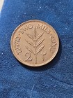 1927 British Palestine 2 Mils Coin - Km 2