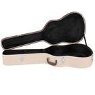 Glarry Portable 39  Microgroove Hard Shell Classical Guitar Case With Keys