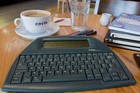 Alphasmart Neo Handheld Word Processor With Full Size Keyboard  Calculator
