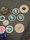 Over 30 Nice Old Vintage Mixed Celluloid Button Lot 2 Hole Htf Early Plastic