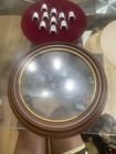 Twelve Days Of Christmas Porcelain Thimble Collection In Round Display Frame