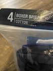 Hanes Mens Boxer Briefs Large Cool Comfort Wicking Tagless Underwear 4 Pack New