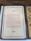 1969 Republic India 9 Coin Proof Set Bombay Mint Brown Folder  w Coa - See Pics