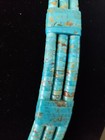 Vintage Native American Turquoise Necklace With Slats 24 Inches Plus Drop