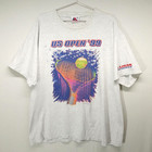 Vintage Us Open Shirt Mens Xl Gray Tennis Usta 1999