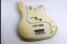Mjt P-bass Body Alder 4lbs Vintage White Jazz Pickup Pbjt Aged Relic Fender