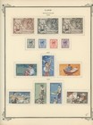 1951-67  Laos  Starting Collection On Scott Pages  About 200 Stamps  Most Lh