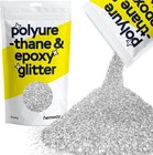 Resin Glitter Silver 100g Chunky Polyurethane   Epoxy Glitter