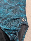 Cute Gk Elite Gymnastics Dance Leotard Child Small Metallic Mystique Blue Tiger