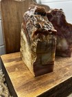 Vtg Pair Arizona Polished Petrified Wood Bookends Incredible Colors 9 4lbs 5 