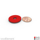 1 X 1 4 X 1 8 Inch Large Neodymium Rare Earth Ring Magnets N48  6 Pack 