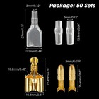 50 Sets Double Spade Connector 2 To 1 Motorcycle Wire Splice - For 4mm Bullet   