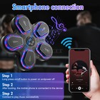Smart Music Boxing Machine 9-speed Training Modes W  Boxing Gloves Bluetooth Us