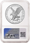 1776-2026 W Proof Silver Eagle Ngc Pf69 Fr 40th Anniv Mountain Label In Hand