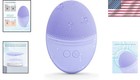 Soft Silicone Sonic Vibrating Facial Cleansing Brush - Deep Clean   Gentle Ma   