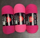 Two Red Heart Super Saver Shocking Pink   A Red Heart Pretty N Pink  7 Oz Skeins