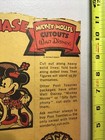 1934 Mickey Mouse Steeple-chase Walt Disney Post Toasties Cereal Box Cutouts