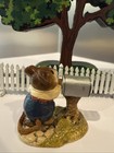 Vintage Wee Forest Folk Wff M-114 Pen Pal Mousey Mouse At Mailbox Retired Box