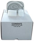Coinsafe Large Silver Dollar Tube - Each Holds 20ea 38mm 1  Opaque White