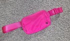Lululemon Pink Nylon Waist Pack Buckle Bag Adjustable Strap  Euc  Everywhere Bag