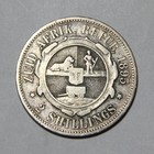 1895 South Africa Silver Two 2 Shilling Nice Circ 149k Mint -936-