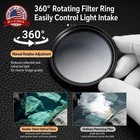 52mm Clip-on Cpl Phone Camera Lens Filter Kit  Polarizer Polarizing Filter For I