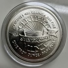Vintage World Trade Unit Silverado Mint 1 Troy Oz Silver Round 999 Fine Silver