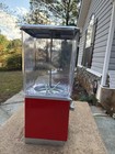 25  50 Cents Commercial Candy Gumball Vending Machine Red Metal