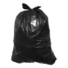 Contractor Garbage Bags 42 Gallon 3 Mil Heavy Duty Black Flap Ties Construction 