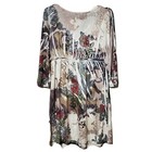 S-twelve Blouse Womens Large Dress Studded Ivory Long Sleeve Western Vneck