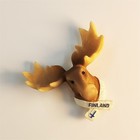 Nordic Finland Moose Tourism Travel Souvenir 3d Resin Fridge Magnet Craft Gift