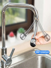 1 Pc 360   Rotatable Faucet Extender - 2 Modes  Splash-proof Nozzle For Kitchen