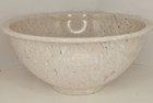 Melamine Plastic Confetti Spatterware Bowl Texas Ware  10 Inch  cream 