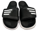 Adidas Men s Alphabounce Slip On Slides Sandals Black white Size 8 111s