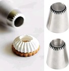 Sultan Piping Tips Set  2-pack Stainless Steel Icing Nozzles  Includes 2 X-large