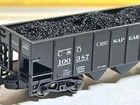 Z-scale Marklin C o 3-bay Hopper - With Hays Bro Coal Load - Mtl Couplers - Rare