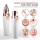 2in1 Facial Hair Removal Women Electric Remover Eyebrow Trimmer Shaver Epilators