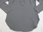 Lauren Ralph Lauren Shirt Womens Small Black Long Sleeve Split Neck Tunic Blouse