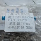 200pcs A2b Ne-2 Miniature Neon Indicator Lamps Nos Vintage 4mm X 10mm Bulk Nos 