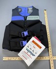 Nwt Body Glove Segmented Pfd Life Jacket Women s Medium Blue   Black Lightweight