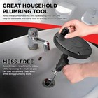15 Ft  Drum Auger Steel Plumbing Drain Snake With Drain Cleaning Cable