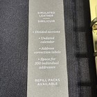 Hallmark Classic Address Book Simulated Leather Ringbound Alpha Tabs Nos