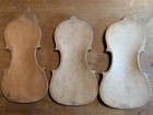 3 Violin Sample Backs   Markneukirchen Workshop  Prob  Early 20th C  Rare