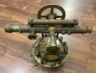 Antique W   L E  Gurley  Brass Transit  Troy New York  Dove Tailed Wooden Case