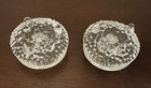 Pair Of Ultima Thule Iittala Finland Glass Candle Holders Melted Ice
