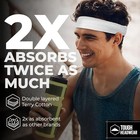 Terry Cloth Running Headband - Sweat-wicking Athletic Sweat Band - Court