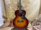 Sj-200 Acoustic Guitar Sunburst Floral Pickguard Abalone Inlay In Stock