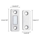 Lot Strong Magnetic Door Closer Cabinet Catch Latch Cupboard Ultra Thin Closures