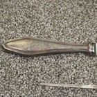 Antique Sterling Handle Carving Set 2 Piece Knife Fork Total Weight 7 8oz