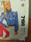 Mccalls 7198 Sewing Pattern Misses Blouse Top 4 Styles Sz 14 Bust 36 Nos Uncut